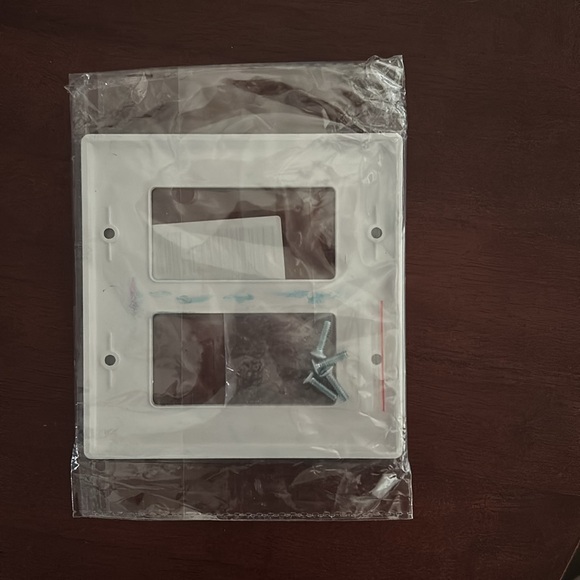 Marble blue toggle light switch cover. - Picture 2 of 2